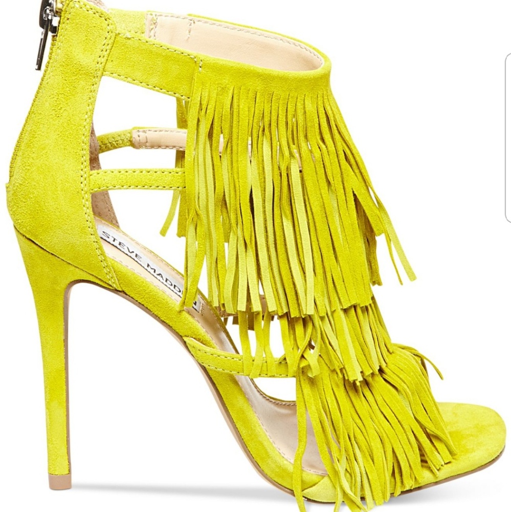Steve Madden Fringly Suede Heels